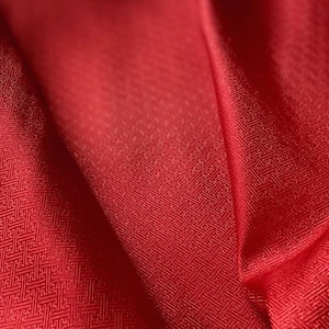 Wide brocade fabric, red color jacquard fabric, jacket dress fabric, by the yard