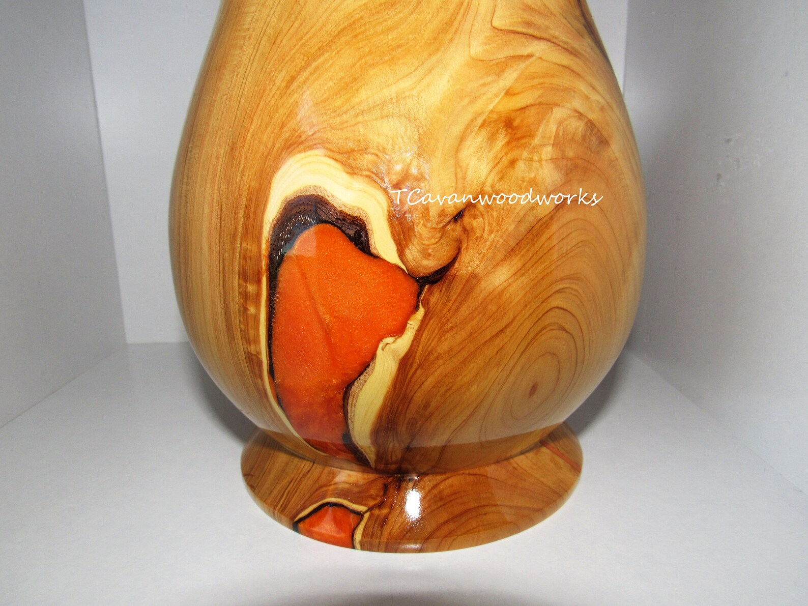 Resin Wood Art Sculpture Vase / Vessel Colorful Multicolored Etsy