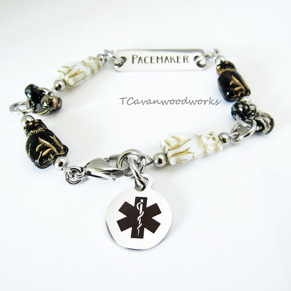 Pacemaker identification bracelet best sale