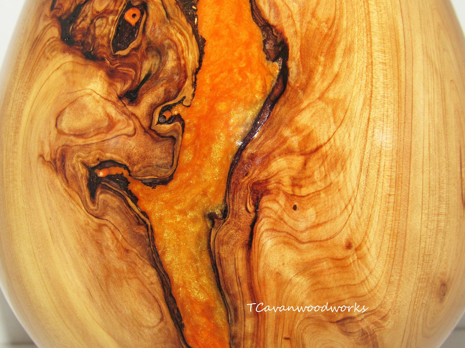 Resin Wood Art Sculpture Vase / Vessel Colorful Multicolored Etsy