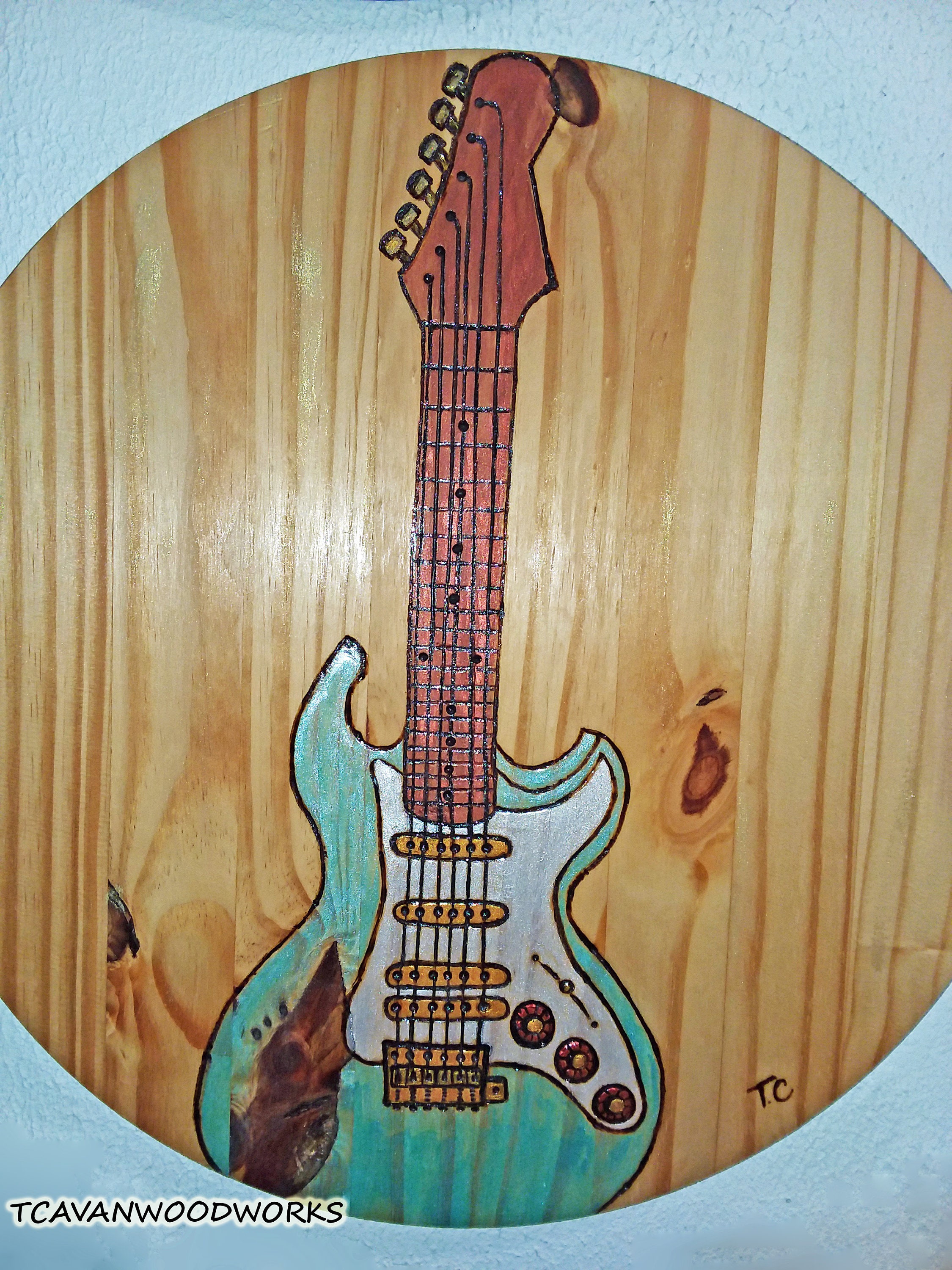 Guitar painting Electric guitar art guitar wall art guitar | Etsy