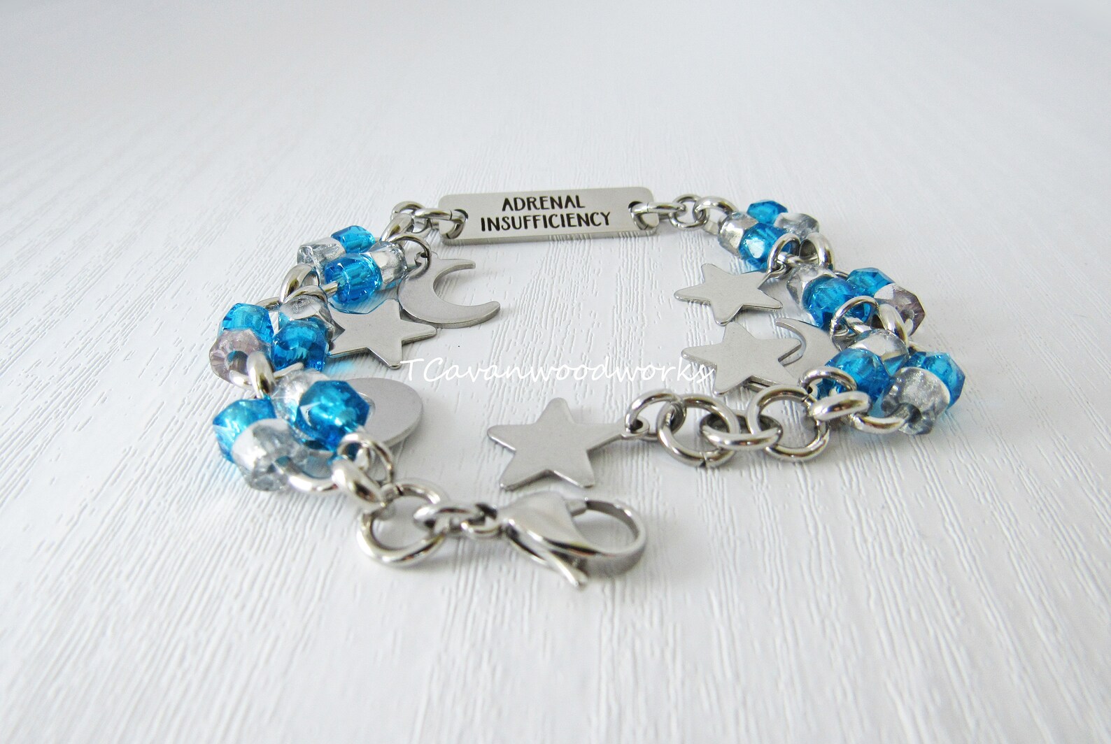 Silicone Medical Id Bracelet Adrenal Insufficiency Medical Alert