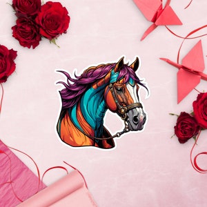 Beautiful Horse #6 - Bubble-free stickers