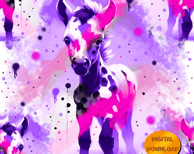 Splattered in Pink - Seamless Pattern