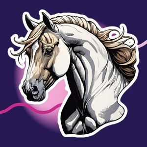 Beautiful Horse #1 - Bubble-free stickers