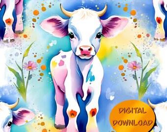 Little Betzy - Cow Seamless Pattern