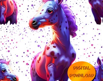 Galaxy Glowz ~ Seamless Pattern