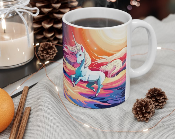 Running through the Galaxy ~ Ceramic Mug 11oz