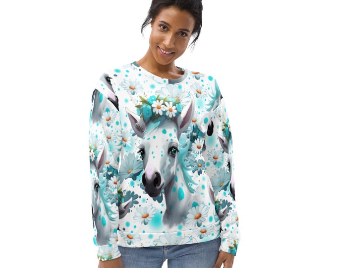Aqua Foal Unisex Sweatshirt