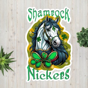 Shamrock Nickers #1 - Bubble-free stickers
