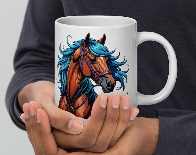 Beautiful Horse #7 - White glossy mug