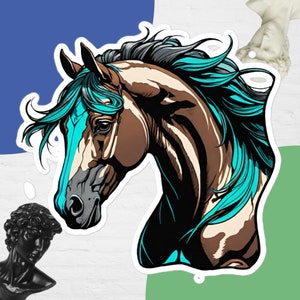 Beautiful Horse #4 - Bubble-free stickers