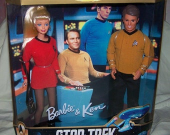 barbie and ken star trek gift set value