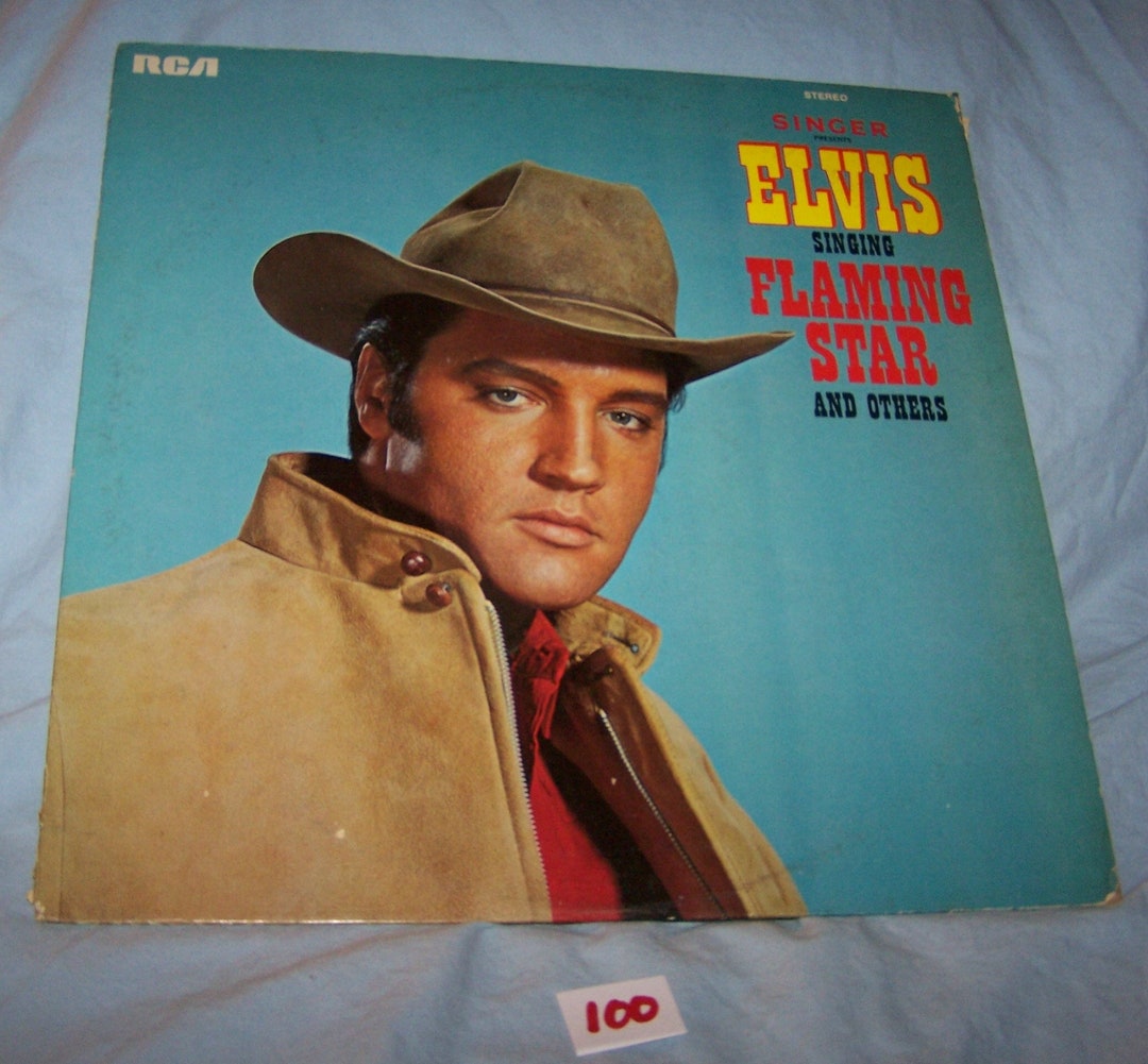 Elvis Presley Sings Flaming Star Record Albumrca Stereo Etsy