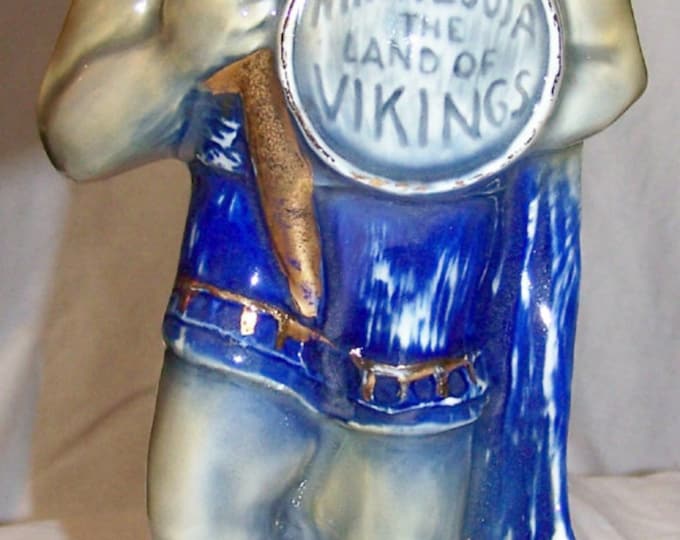 Minnesota Viking Decanter1973jim Beamkensington Runestonegood