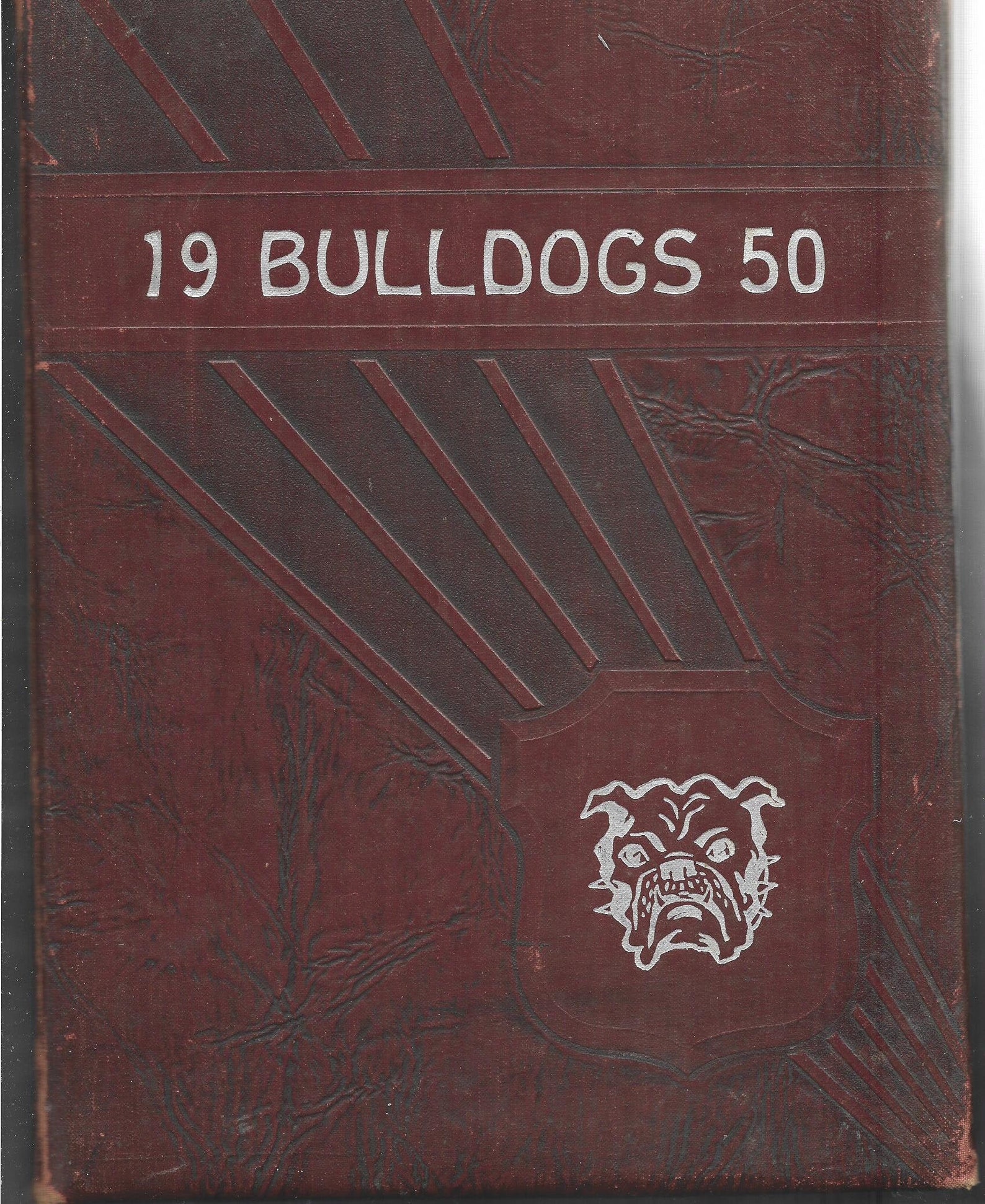 Unsigned 194950 Bulldogs YearbookBuda High School Buda TX Etsy