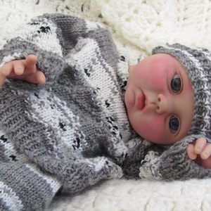 Silicone super soft, squishy, full bodied baby boy, Daniel 20 inch hand painted, anatomically correct, realistic, platinum silicone