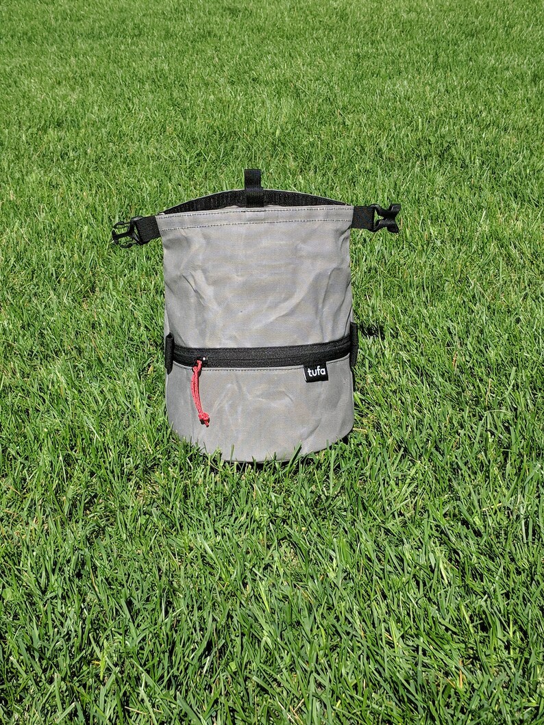 KILO Chalk Bucket // Charcoal Gray Waxed Canvas Collection Etsy