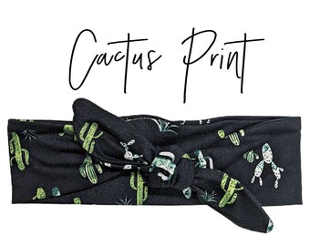 Organic Cactus Fan Knot Headband