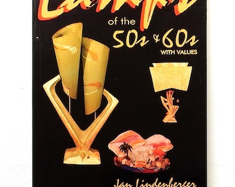 Lamps of the 50's and 60's With Values, Book, 1997 Edition, by Jan Lindenberger, Color Photos, USED, XLNT