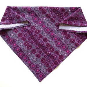 Purple Bandanas, 22 Square Scarf, Australian Cotton Fabric ...