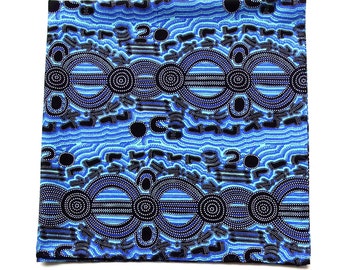 Cotton Bandanas, Periwinkle, Black, Turquoise, Soft Australian Fabric, 22" Square Scarf, Travel, Cotton Head Wrap, Gifts for Women and Men