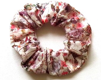 Hair Scrunchies, Liberty of London Cotton Lawn Fabric, Medium Size, Spring and Summer Floral, Hair Accessories