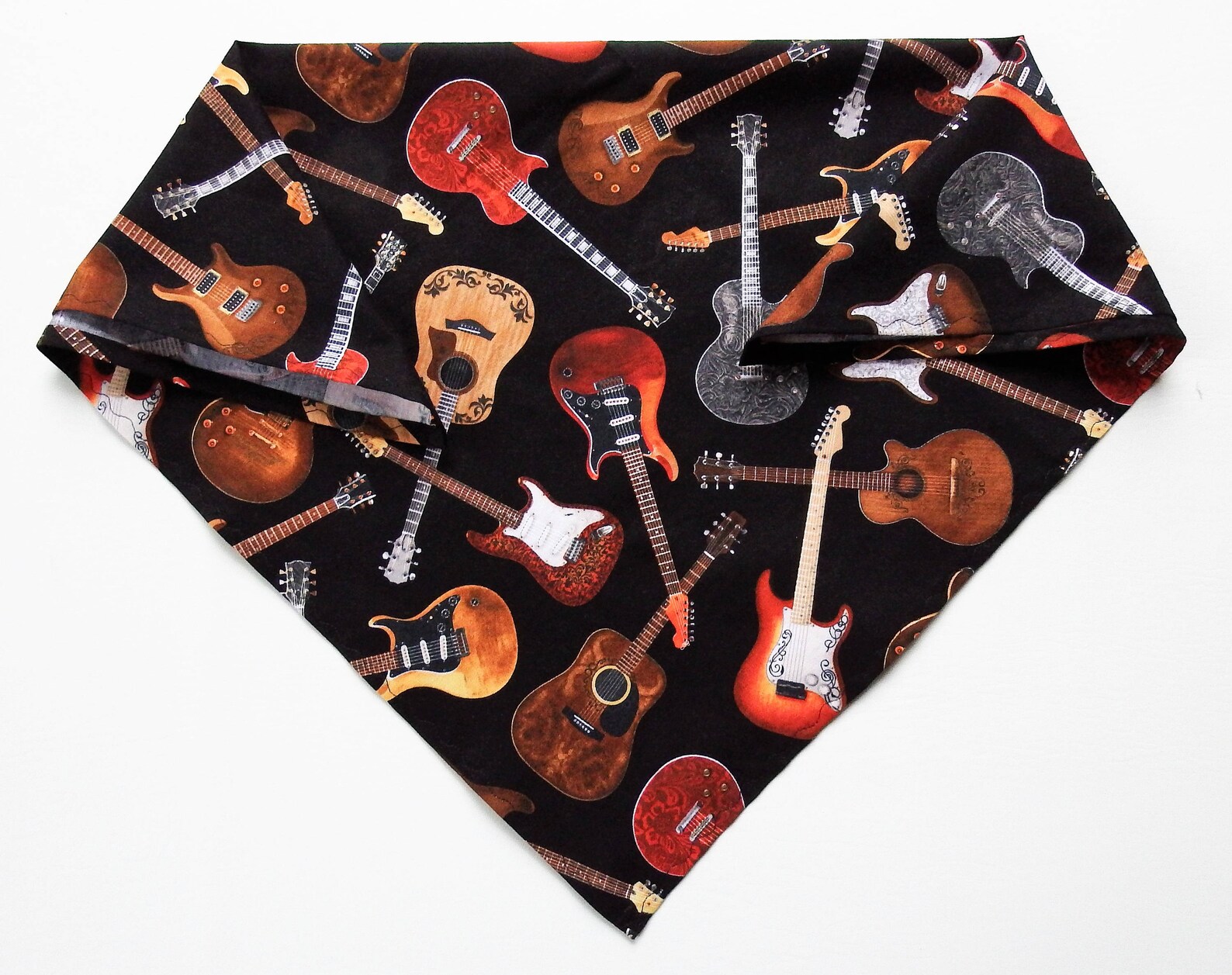 Guitar Bandana Music Festivals Honky Tonk 24 Square Etsy