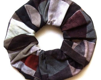 Marcia Derse Fabric Scrunchie: Modern Multicolor Cotton