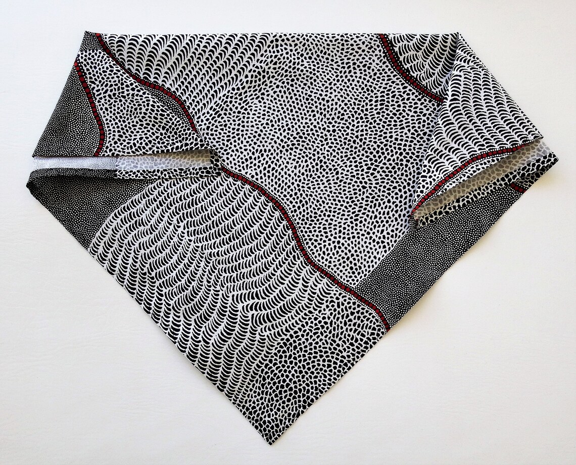 Cotton Bandanas Australian Print Scarf Aboriginal 22 Etsy