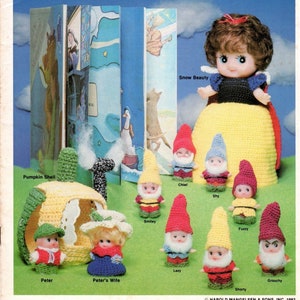 Once Upon A Time Dolls Cotton Crochet in Fantasy Themes Mangelsen Leaflet 019-95
