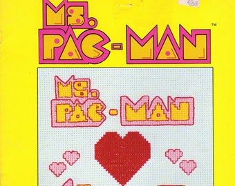 Ms. Pac-Man Millcraft, Inc. Designs for Cross Stitch Book #3 Leaflet NOS