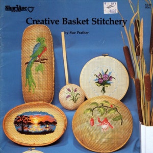 Creative Basket Stitchery Sue Prather Flowers, Ducks, Sunset, Quetzal Bird NOS