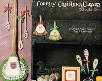 Country Christmas Classics Collection One Cross Stitch Leaflet Designs #10 NOS