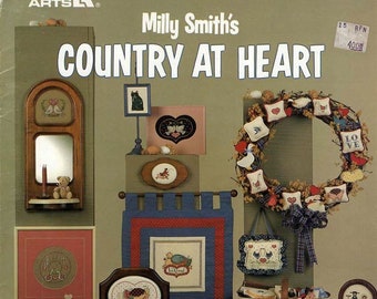 Milly Smith's Country At Heart Leaflet 404 Welcome Hearts, Santa, Cats Birds NOs