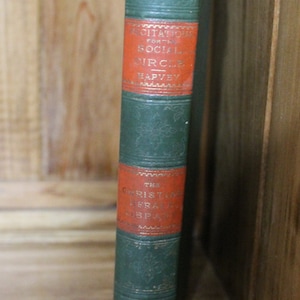 Antique 1896 HC Recitations For The Social Circle By James Harvey Book