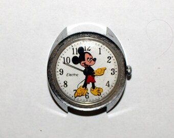 Timex Mickey Mouse Watched, Marked Electric, New Battery  display picture 1