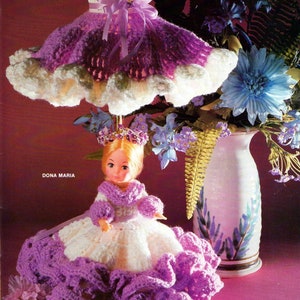 Crochet Capers Charming Doll Collection Clothes, Lamp  Leaflet MM781 NOS