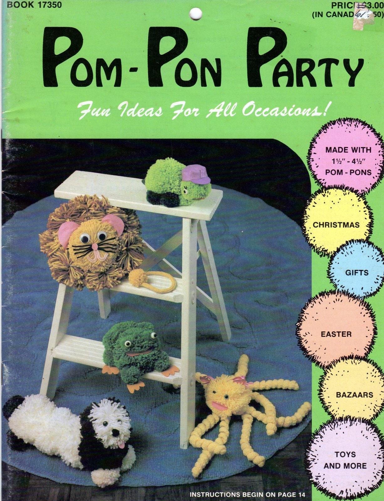 Essentials by Leisure Arts Pom Poms - Red -10mm - 100 piece pom poms arts  and crafts - colored pompoms for crafts - craft pom poms - puff balls for
