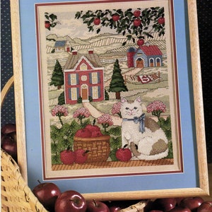 Through a Country Window by Susan Winget Cat, House, Barn Leaflet 786 NOS image 2