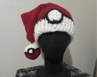 Custom Sized Pokeball Santa Hat