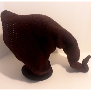 Crochet Crooked Witch Hat *KIT* Brown