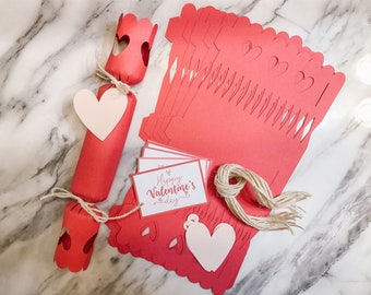 DIY Valentine's / Galentine's Surprise Poppers 6pc Kit - Eco Friendly