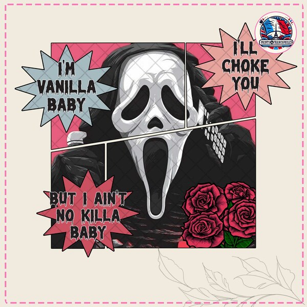 Horror Valentine Png, Valentine Killer Story Png, I’m Vanilla Baby Valentine Png, Pink Killer Movie Png, Valentine Shirt Png