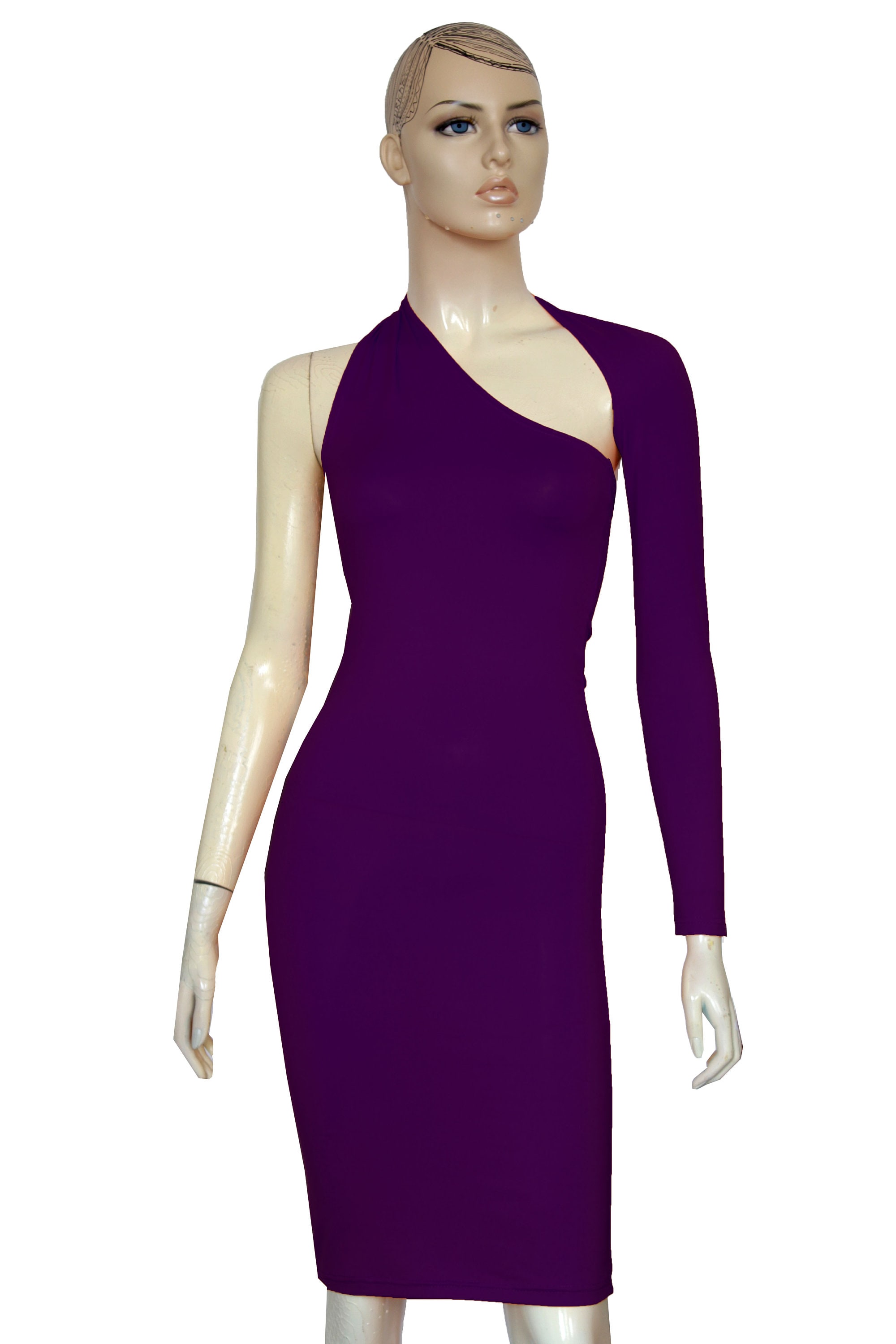 plum dress casual