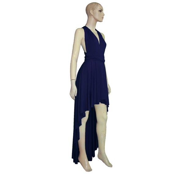 infinity gown navy blue