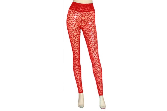 plus size lace leggings tights