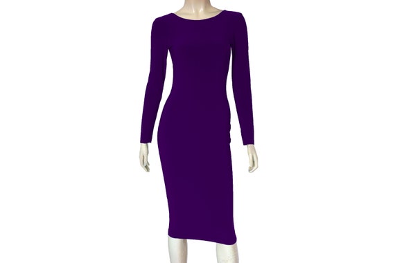 long sleeve wiggle dress