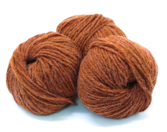 Brick Aran Alpaca Wool Blend Yarn: Hand Knitting & Crochet