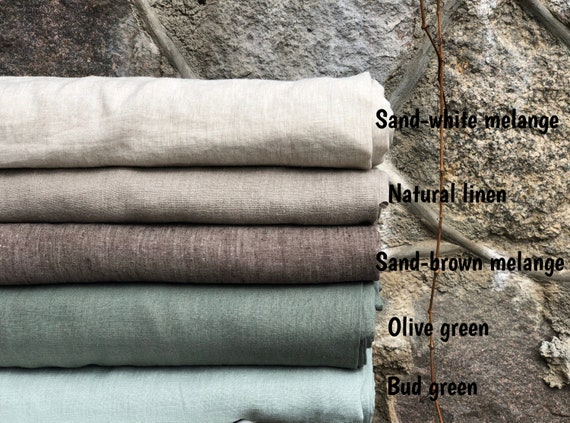 Linen Sand Washed Fabric  Fabric Collection Australia